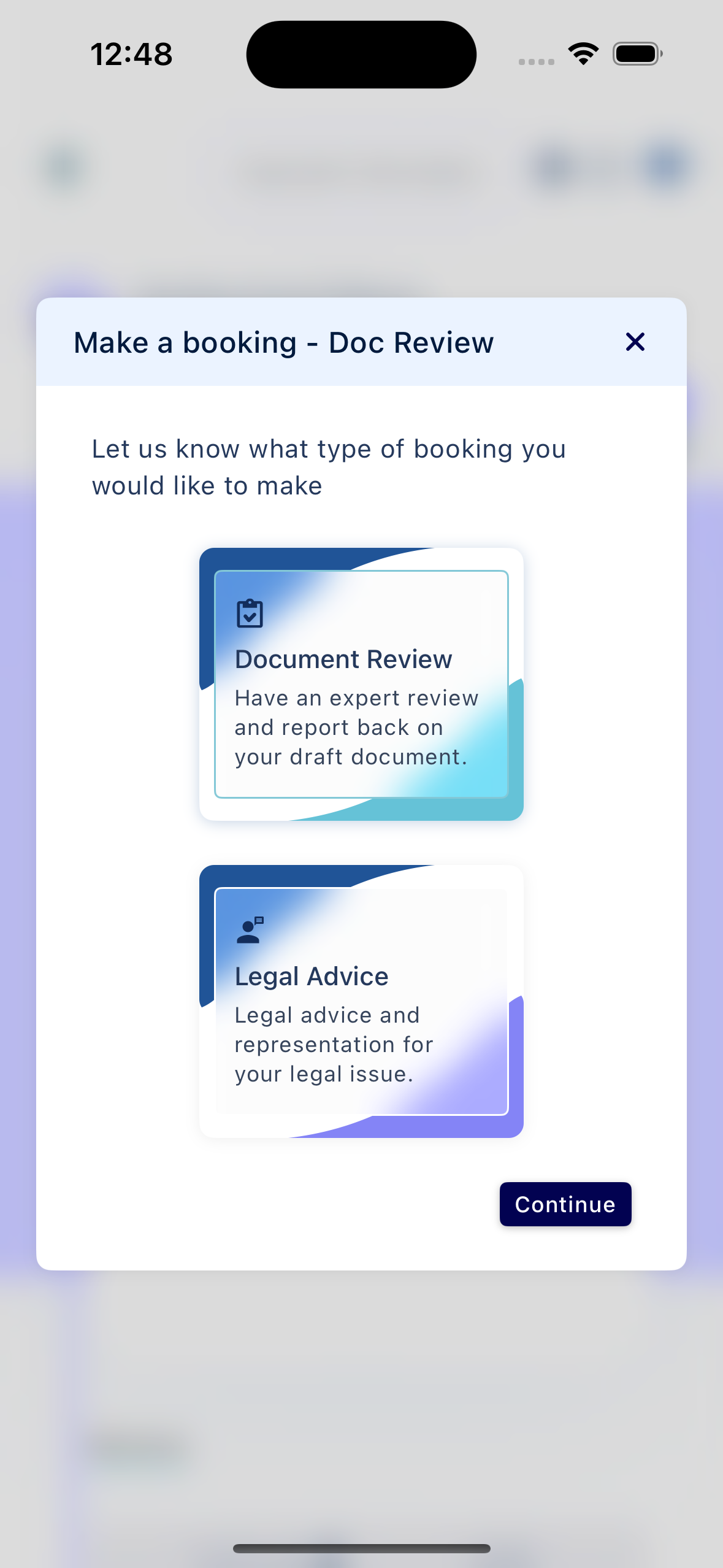 Legal Document Aplication screenshot 3